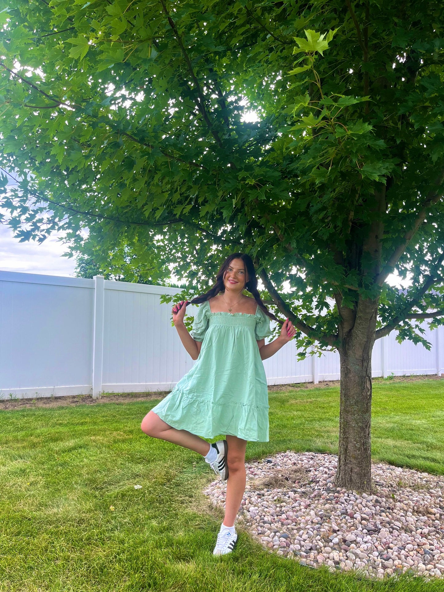 Mint Meadow Dress