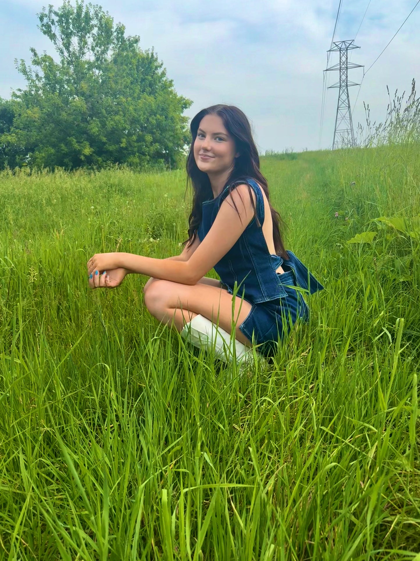 Driftwood Denim Top
