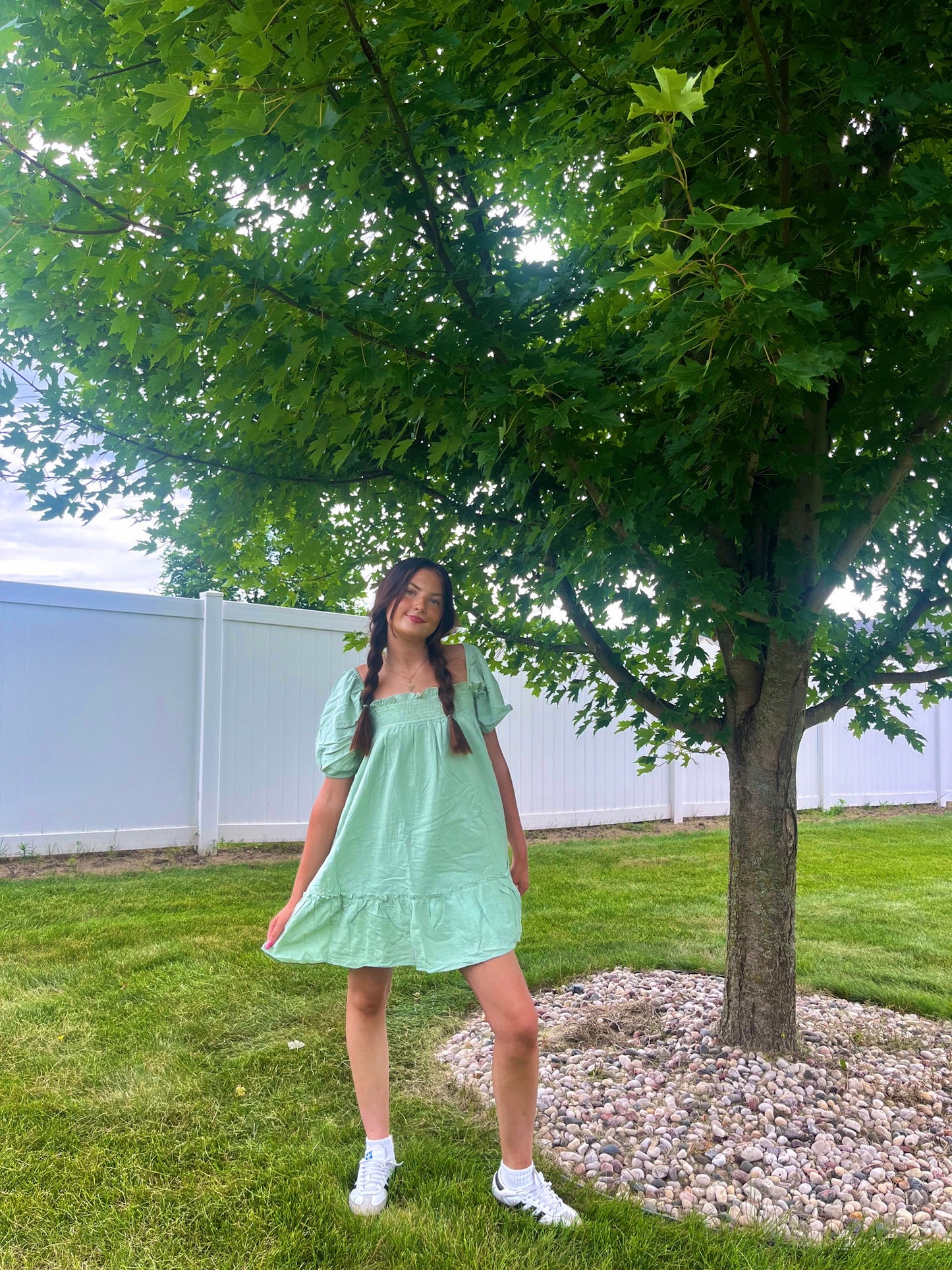 Mint Meadow Dress