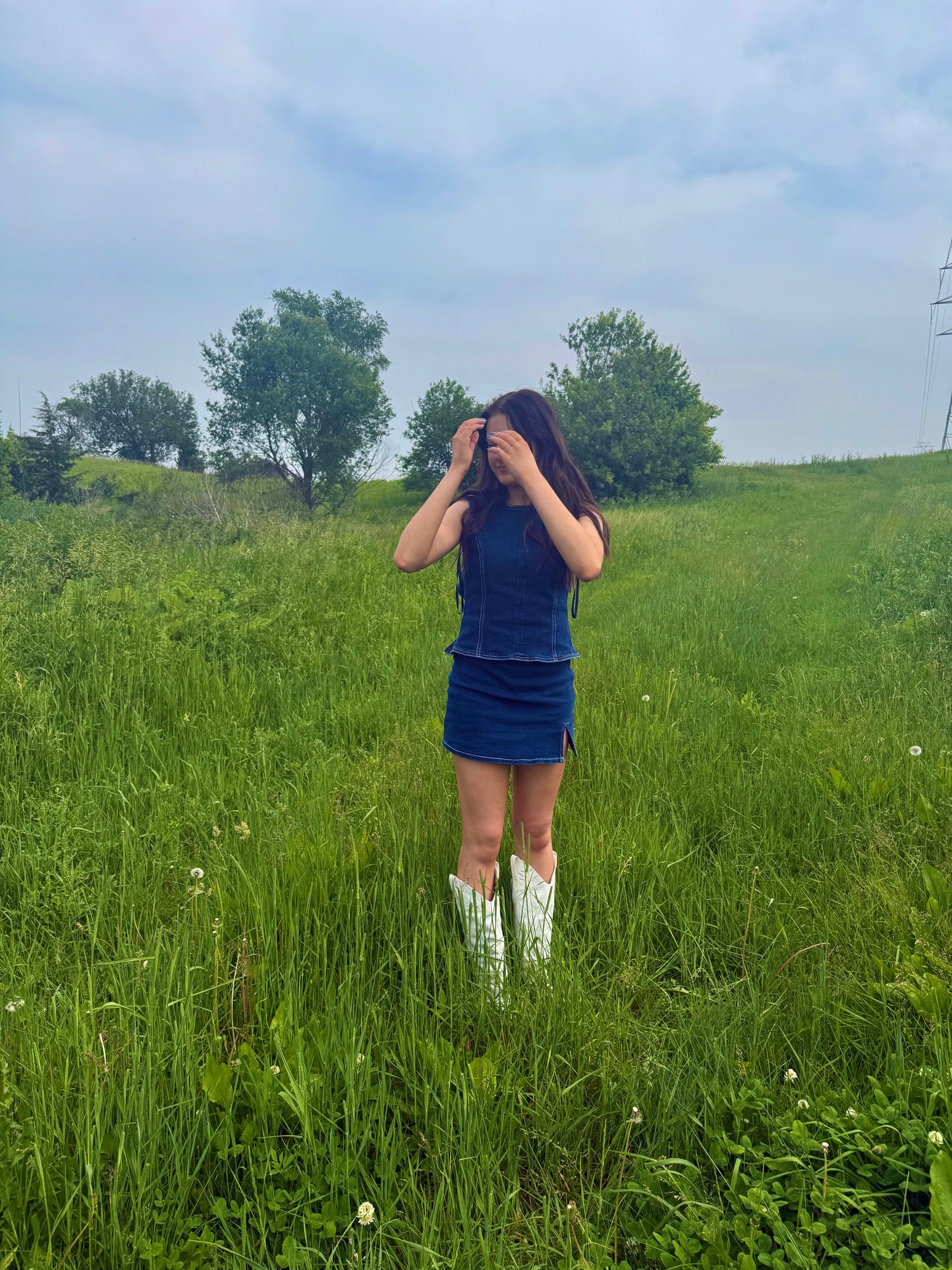 Driftwood Denim Skirt