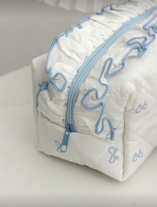 Seaside Bow Makeup Pouch