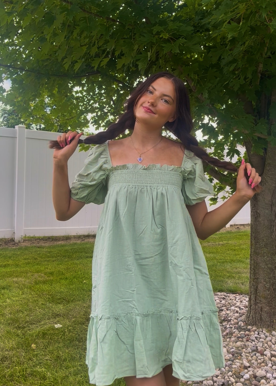 Mint Meadow Dress