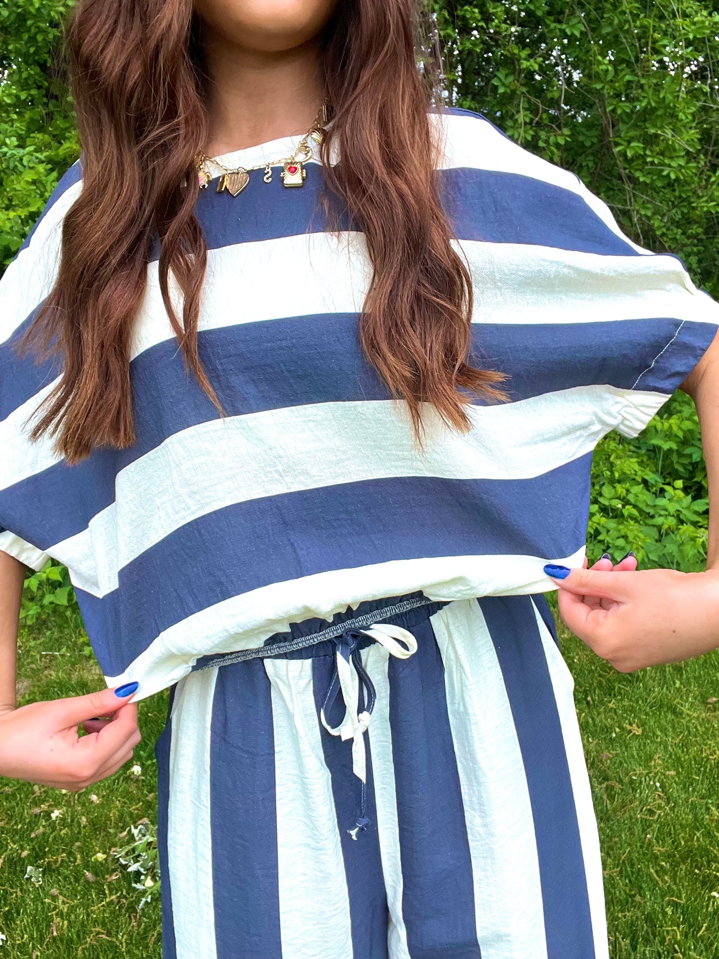 Navy and Nice Blouse