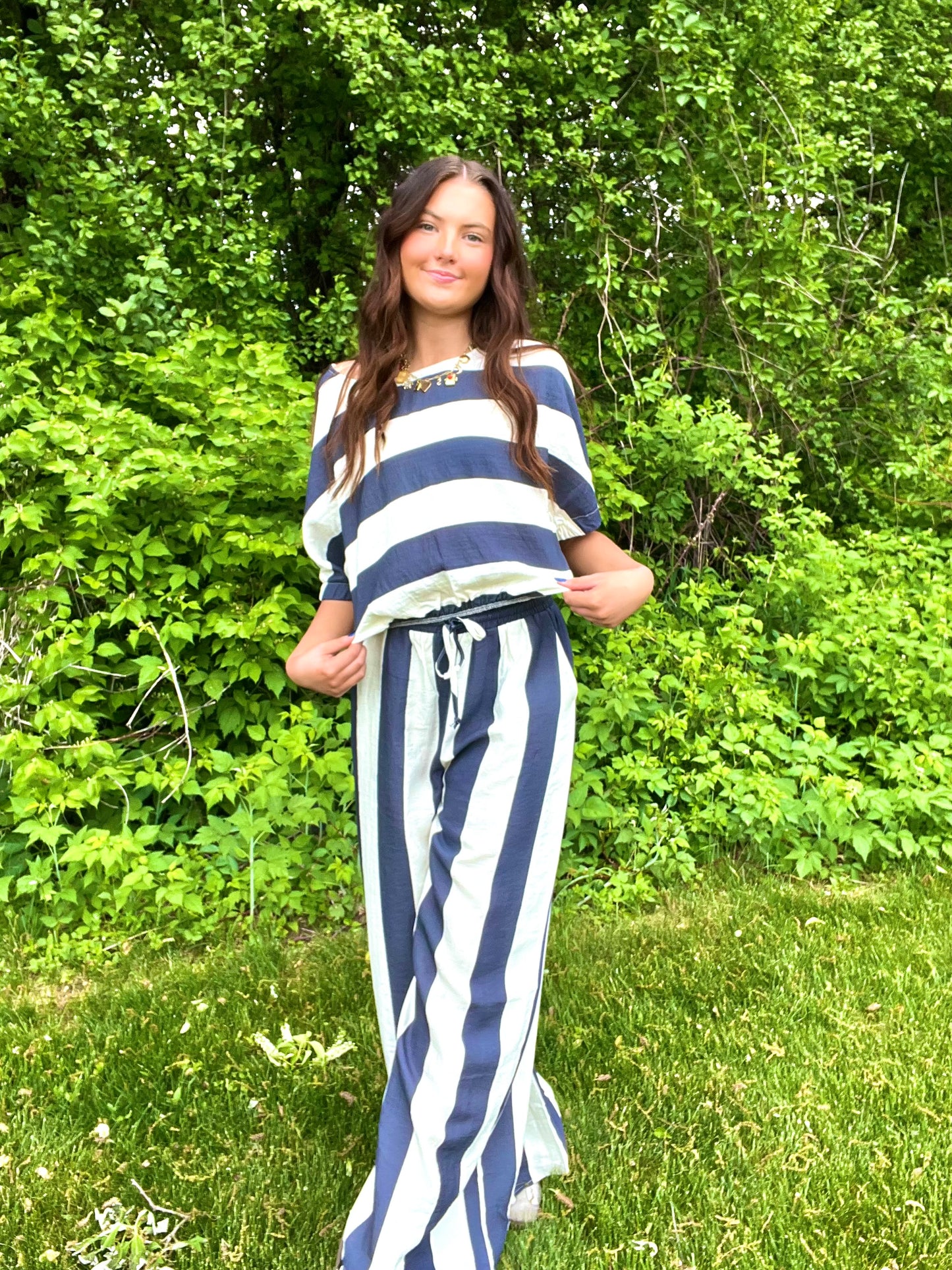 Navy and Nice Blouse