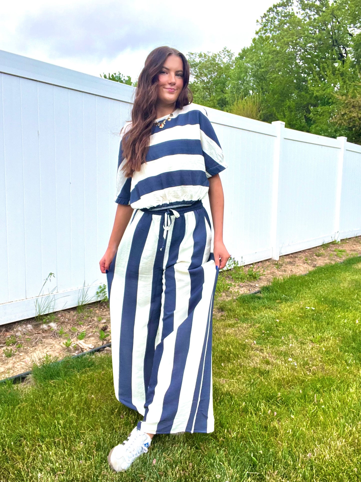 Navy and Nice Blouse